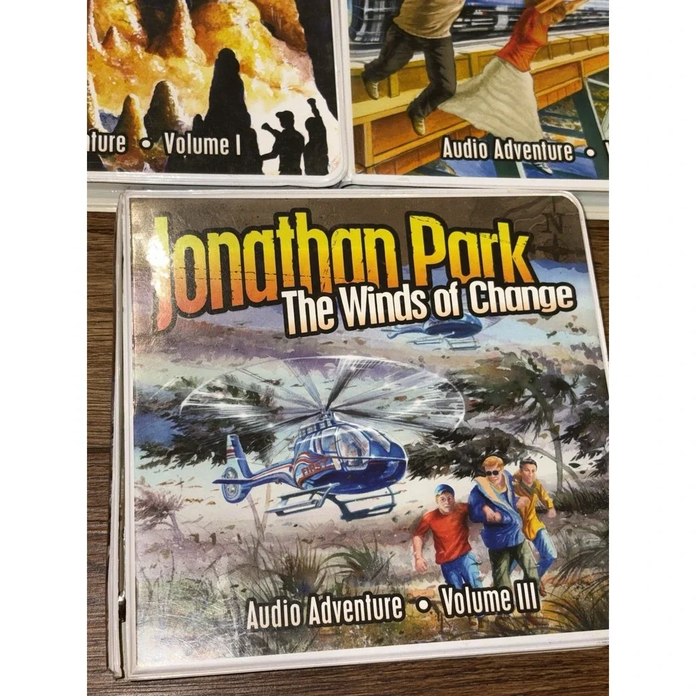VTG Lot Of 3 Jonathan Park Audio CD Sets Science Kids Volume 1 , 2, 3 Christian